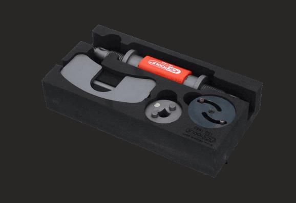 Pöörde-, tagasitõmbetööriistakomplekt, pidurisadulakolb, KS TOOLS 150.1965