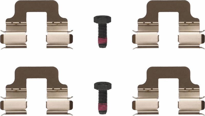 Piduriklotsi komplekt, ketaspidur, TRW GDB1612DTE