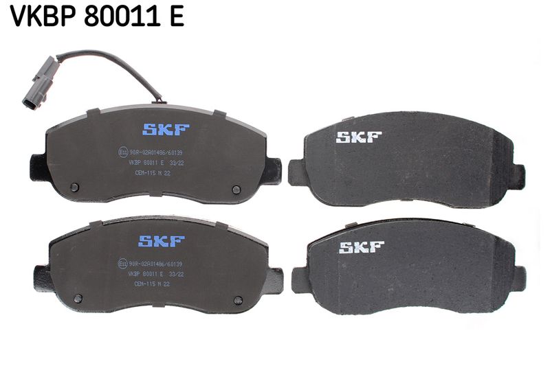 SKF VKBP 80011 E Brake Pad Set, disc brake