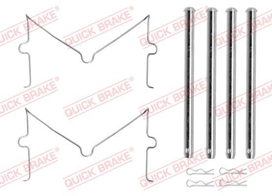 Комплект приладдя, накладка дискового гальма, Quick Brake 109-0180