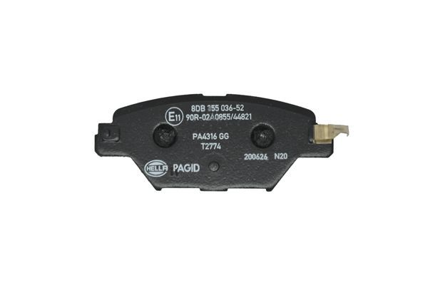 HELLA PAGID 8DB 355 036-521 Brake Pad Set, disc brake