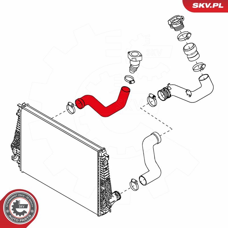 ESEN SKV 24SKV178 Charge Air Hose