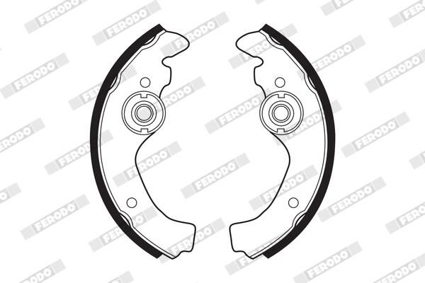 FERODO FSB23 Brake Shoe Set
