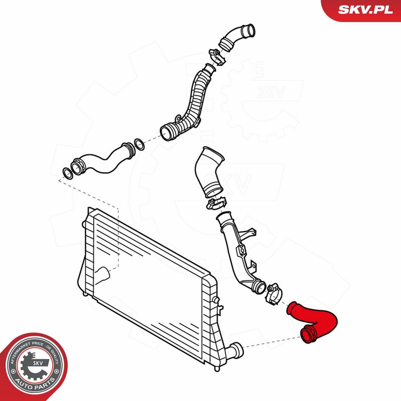 ESEN SKV 24SKV645 Charge Air Hose