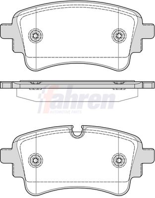 Fahren Brake Pad Set, disc brake FBP4050