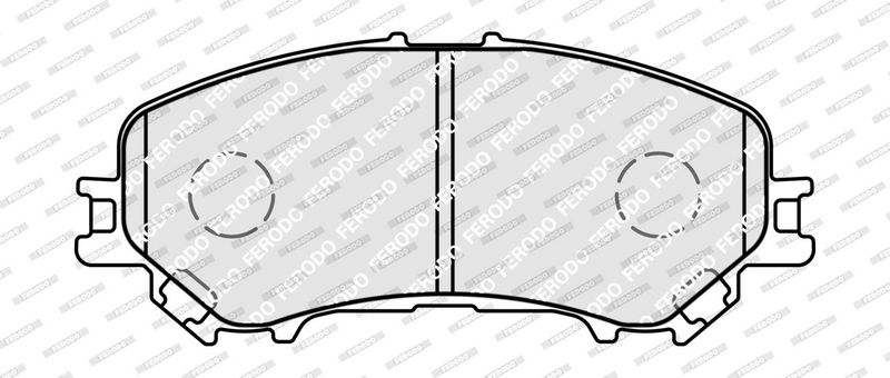 FERODO Plaquettes de frein à disque FDB4843