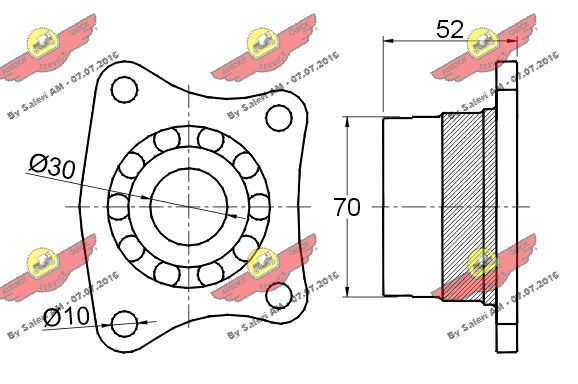 AUTOKIT 01.257 Rato guolio komplektas