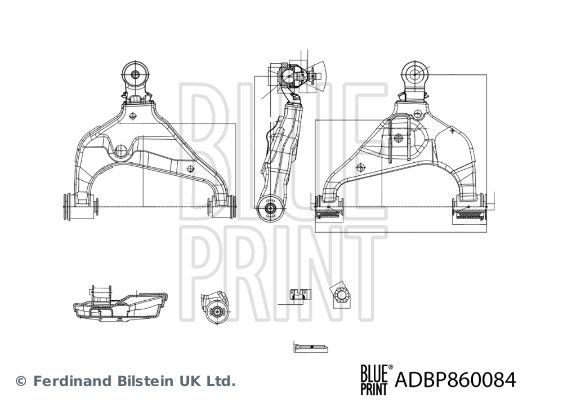 BLUE PRINT ADBP860084 Control/Trailing Arm, wheel suspension
