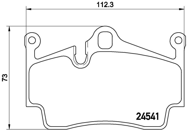 Piduriklotsi komplekt, ketaspidur, BREMBO P 65 028