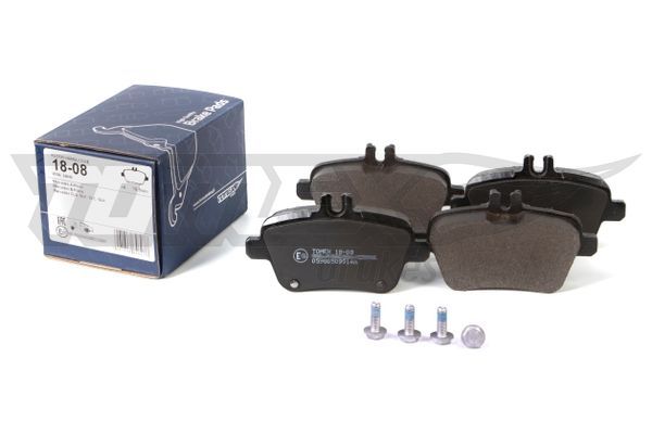 TOMEX Brakes TX 18-08 Комплект гальмівних накладок, дискове гальмо