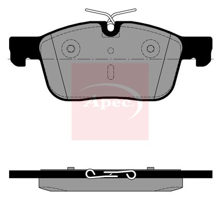 APEC Brake Pad Set, disc brake PAD2442