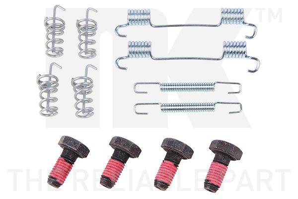Комплект приладдя, колодка стоянкового гальма, Nk 7933622