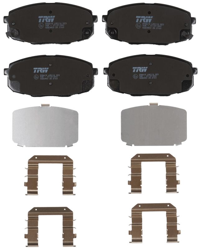 TRW GDB3450 Brake Pad Set, disc brake