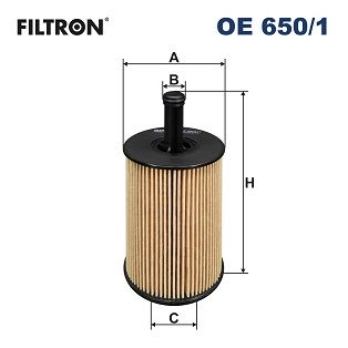 FILTRON olajszűrő OE 650/1