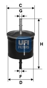 UFI Üzemanyagszűrő 31.627.00