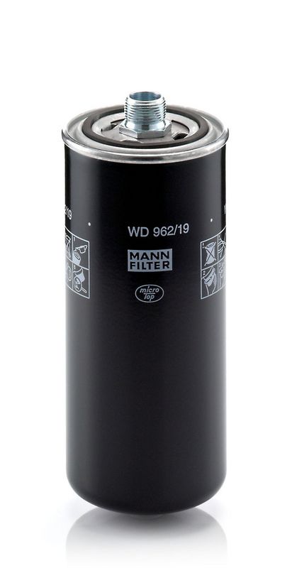 Filtru hidraulic, cutie de viteze automata WD 962/19 MANN-FILTER