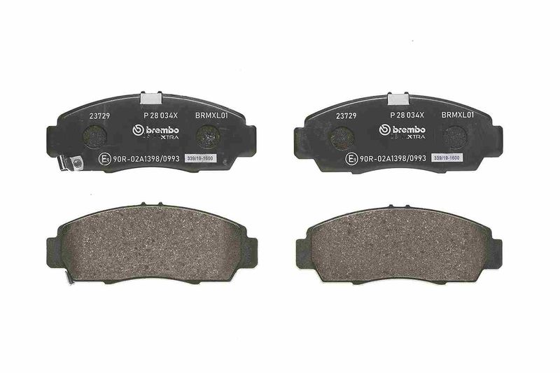 BREMBO P 28 034X Brake Pad Set, disc brake