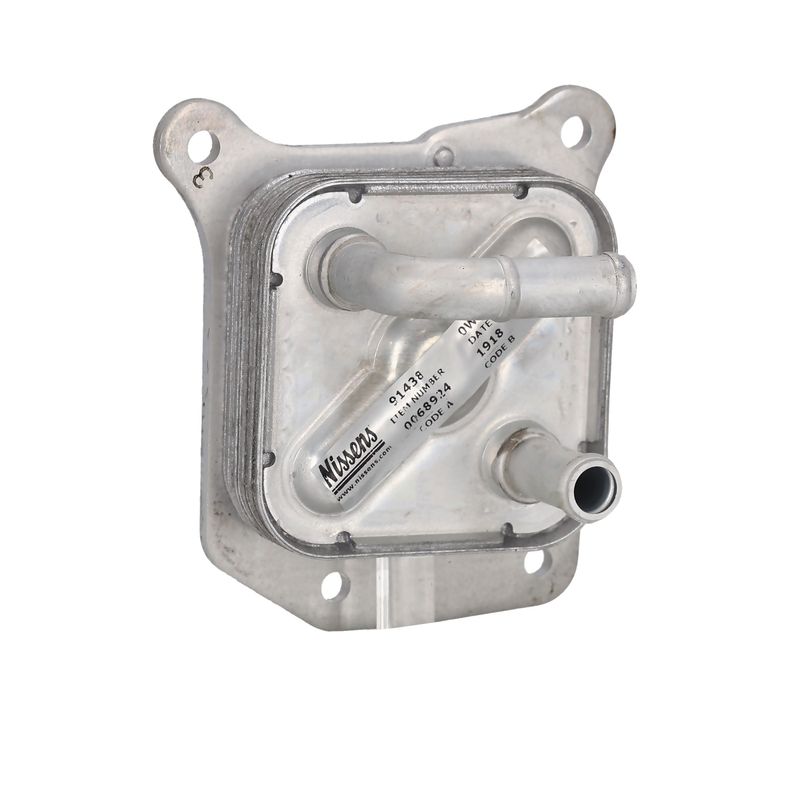 NISSENS 91438 Oil Cooler, engine oil