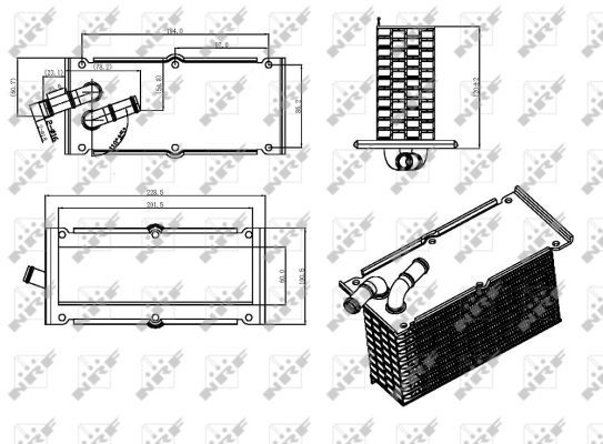 NRF 30292 Charge Air Cooler