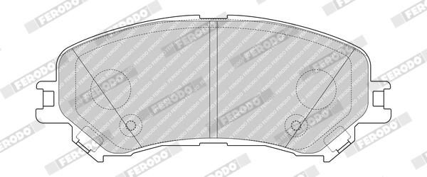 FERODO FDB4869 Brake Pad Set, disc brake