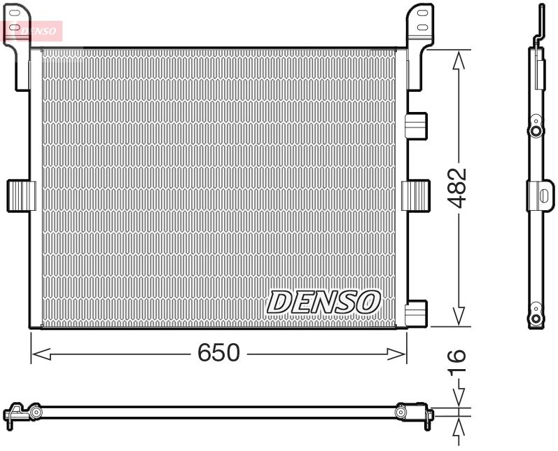 Condensator, climatizare DCN23090 DENSO