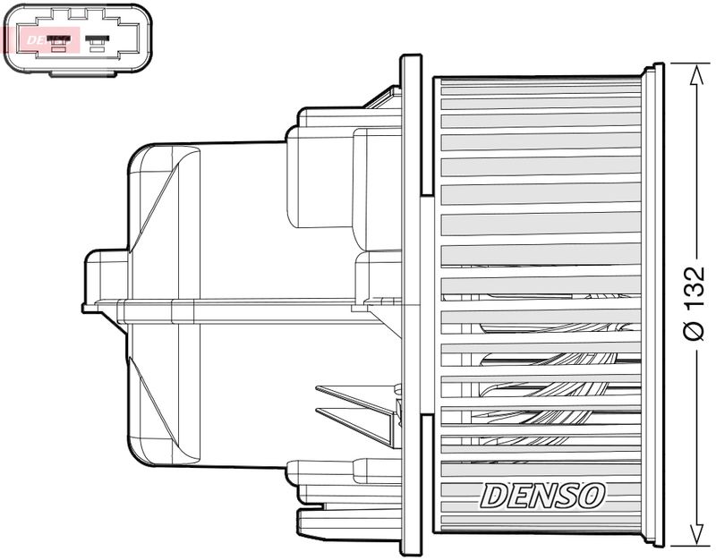 Denso Interior Blower DEA33002