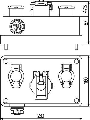 Assortiment draadverbinders, verbindingsdoos (lengte: 260mm)