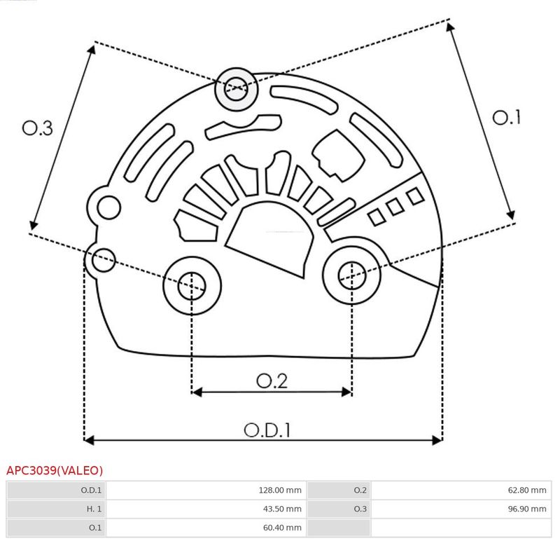 AS-PL APC3039(VALEO) Protective Cap, alternator