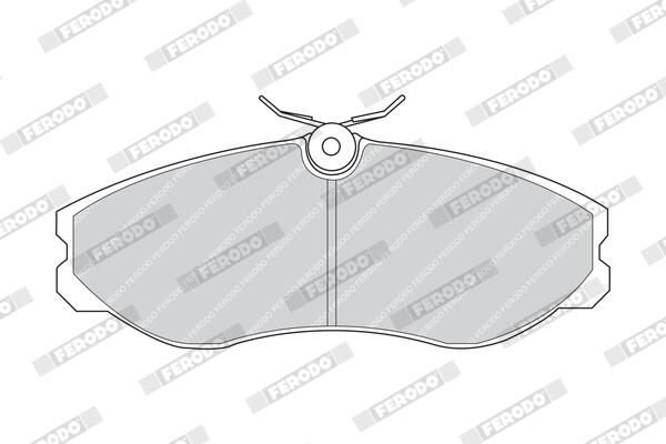 FERODO FDB909 Brake Pad Set, disc brake