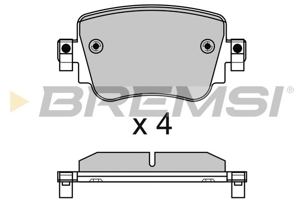 Гальмівні колодки зад. Octavia III/Sharan/Audi Q3 12- (TRW)