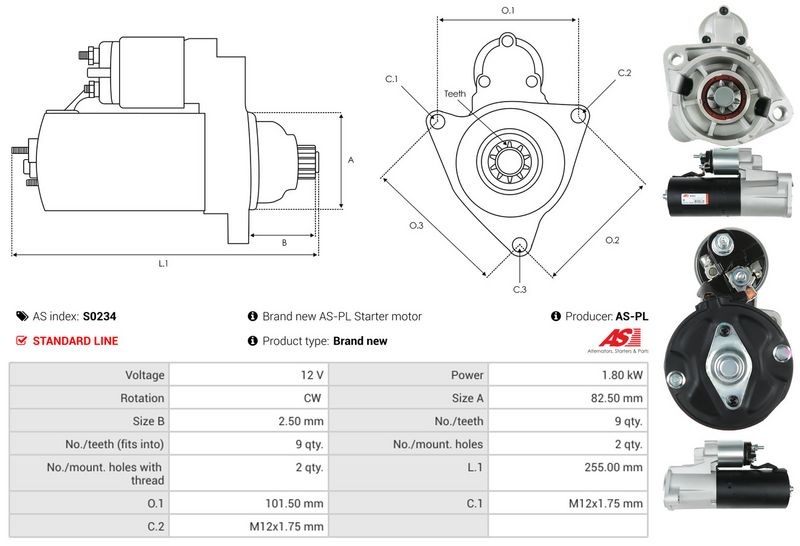 AS-PL S0234 Starter