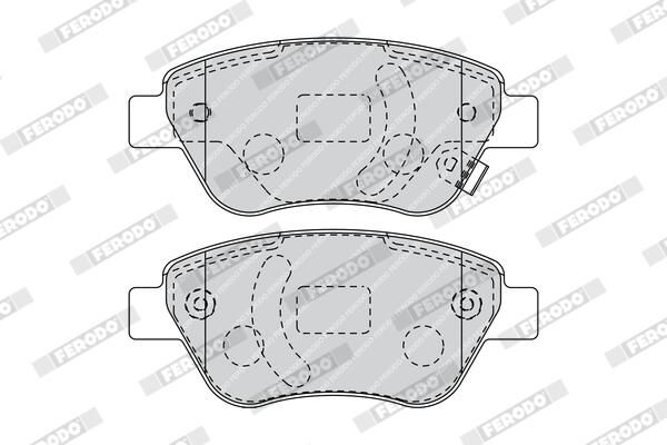 FERODO Plaquettes de frein à disque FDB1920