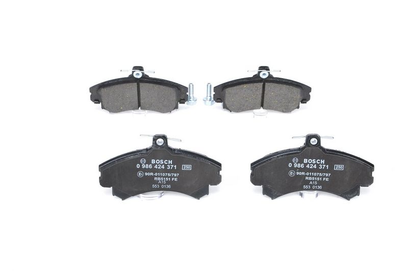 BOSCH 0 986 424 371 Brake Pad Set, disc brake