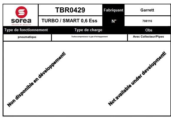 Compresor,sistem de supraalimentare TBR0428 EAI