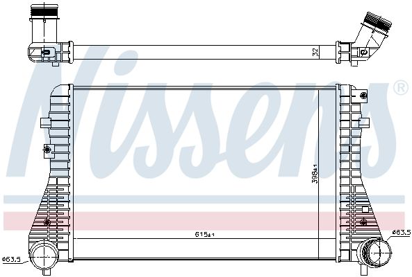 NISSENS 96575 Charge Air Cooler