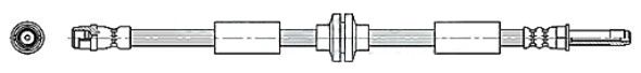 Pidurivoolik METZGER AUTOTEILE 4110362