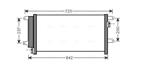 AVA QUALITY COOLING kondenzátor, klíma IVA5089D