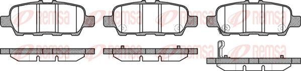 Комплект тормозных колодок на Cube, FX, Grand Vitara, Juke, Koleos, Leaf, M, Murano, NV200, Pulsar, Qashqai, X-Trail