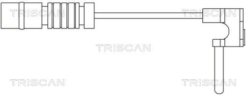 TRISCAN figyelmezető kontaktus, fékbetétkopás 8115 23007