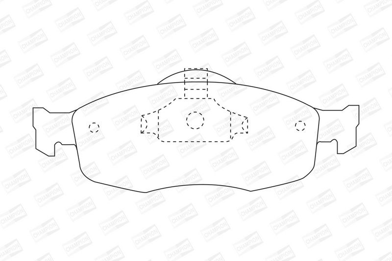 CHAMPION Plaquettes de frein à disque 571832CH