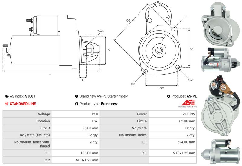 AS-PL S3081 Starter