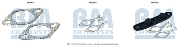 BM CATALYSTS szerelőkészlet, kipufogócső FK50460