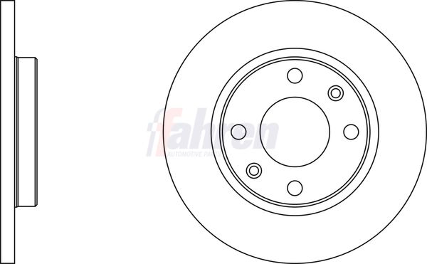 Fahren Brake Disc FBD6011