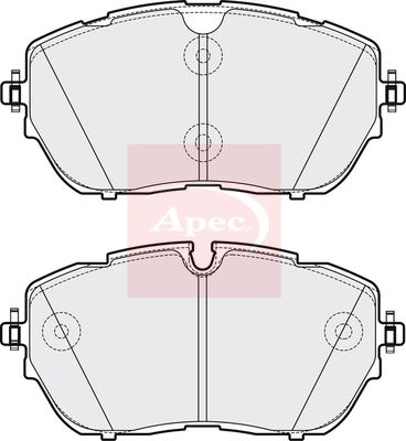 APEC Brake Pad Set, disc brake PAD2083