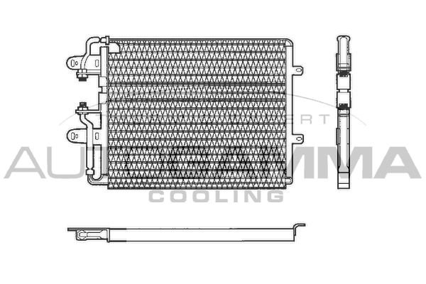 AUTOGAMMA kondenzátor, klíma 101823