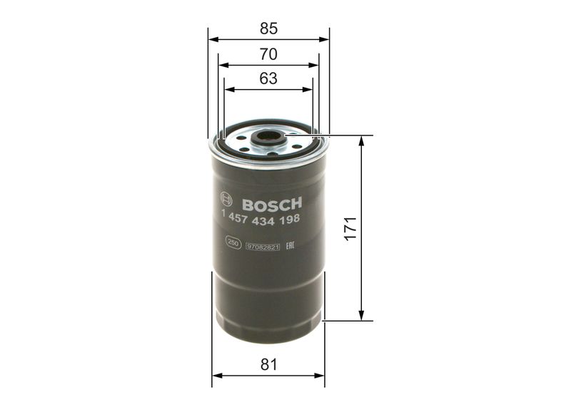 BOSCH 1 457 434 198 Fuel Filter