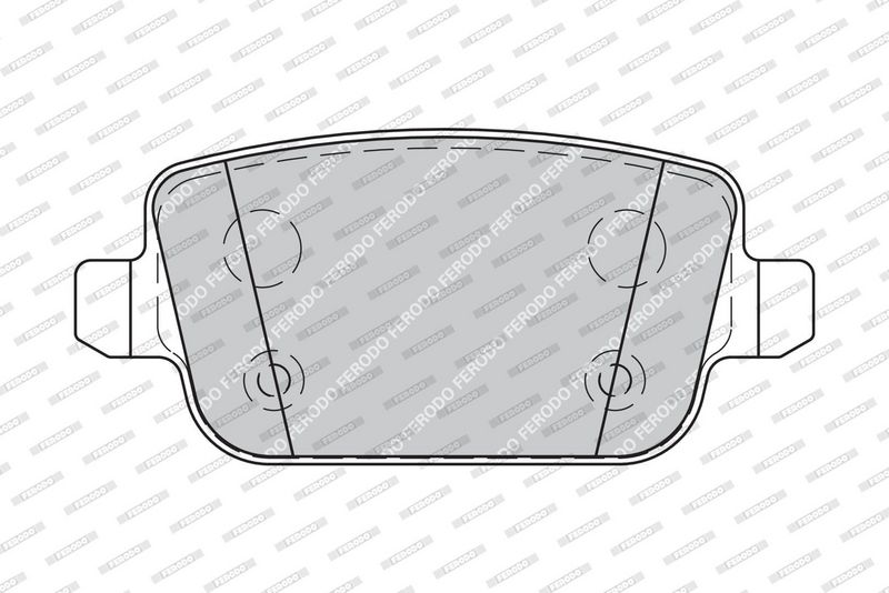 FERODO Plaquettes de frein à disque FDB1917