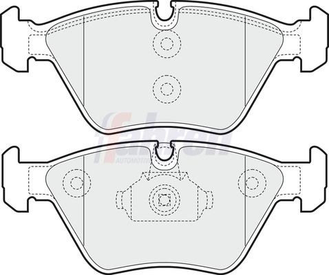 Fahren Brake Pad Set, disc brake FBP3200