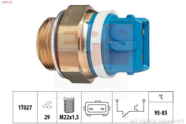 Термовимикач, вентилятор радіатора, Eps 1850122