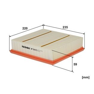 Õhufilter, FILTRON AP 034, 5